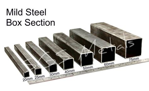 metal box section suppliers|steel box section sizes uk.